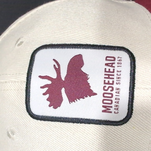 Karbon, Moosehead Lager Maroon/White Men's Advertiser's Hat,O/S. - Picture 3 of 10